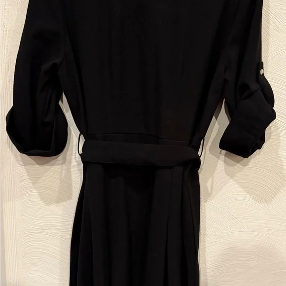 MICHAEL Michael Kors Black Dress with Belt - Picture 2 of 6